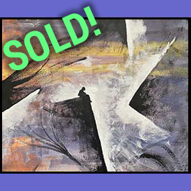 'Scape II' acrylic on canvas by APB