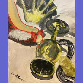 'Beauty Stab' Acrylic on Canvas by APB