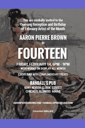 Aaron Pierre Brown's "Fourteen" art show